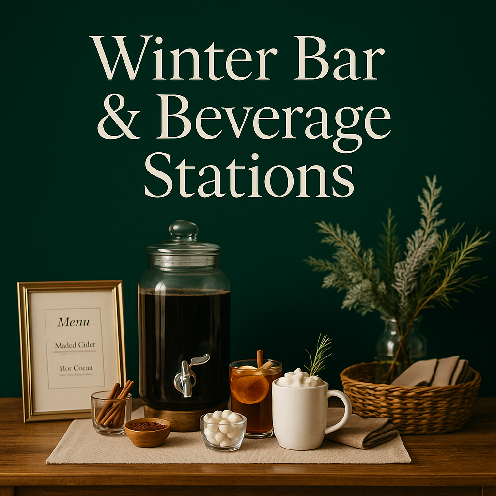 Winter Bar & Beverage Stations Guests Will Love