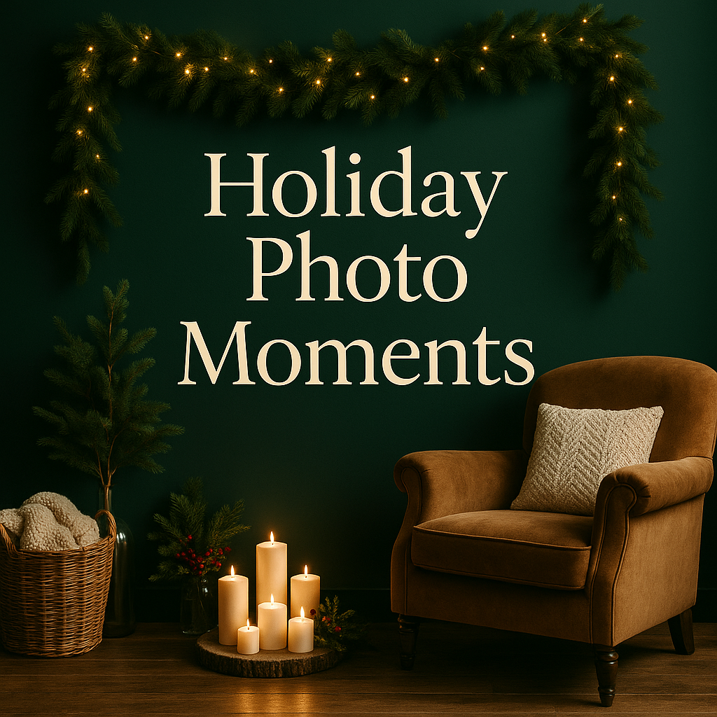 Holiday Photo Moments: Cozy Backdrops That Bring People Together
